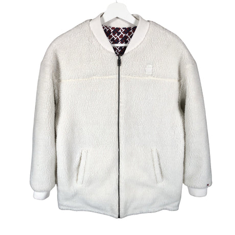 Tyttöjen Tommy Hilfiger - Tekoturkistakki, koko 170 - 176 - Valkoinen ()