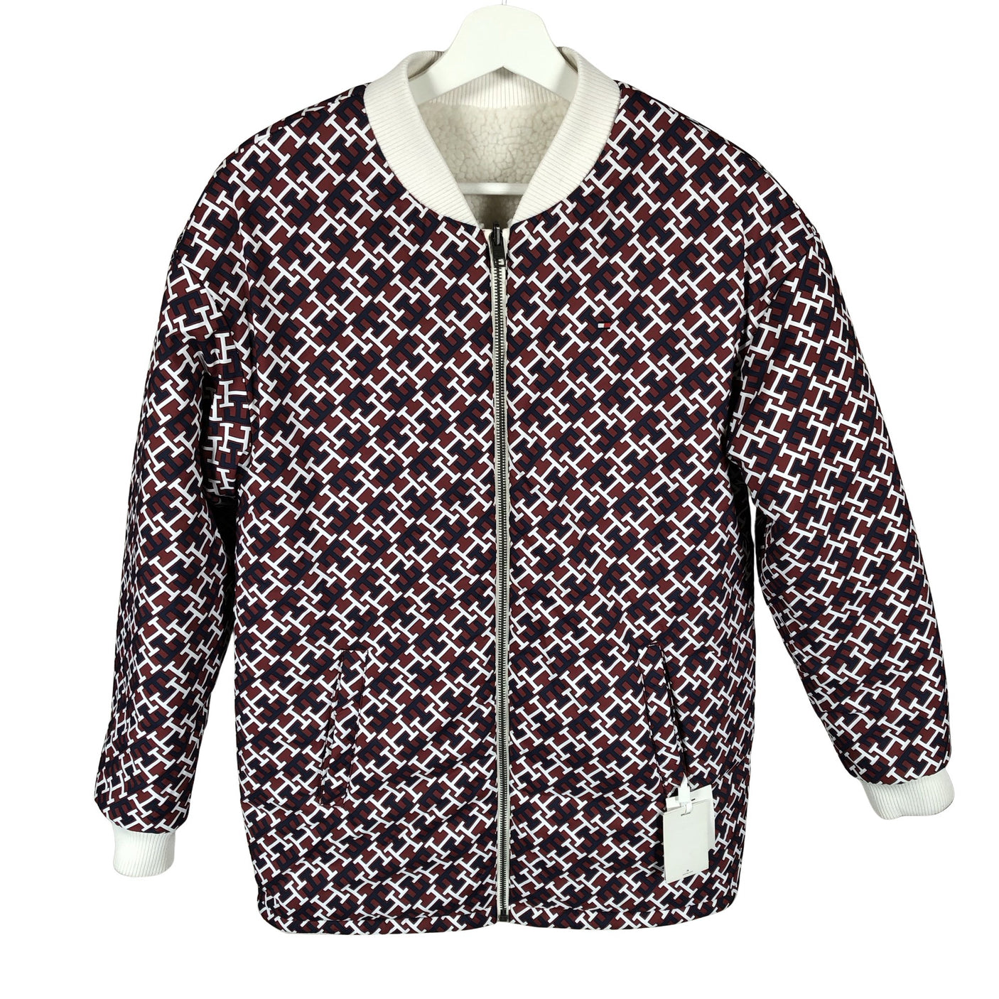 Tyttöjen Tommy Hilfiger - Tekoturkistakki, koko 170 - 176 - Valkoinen (3)
