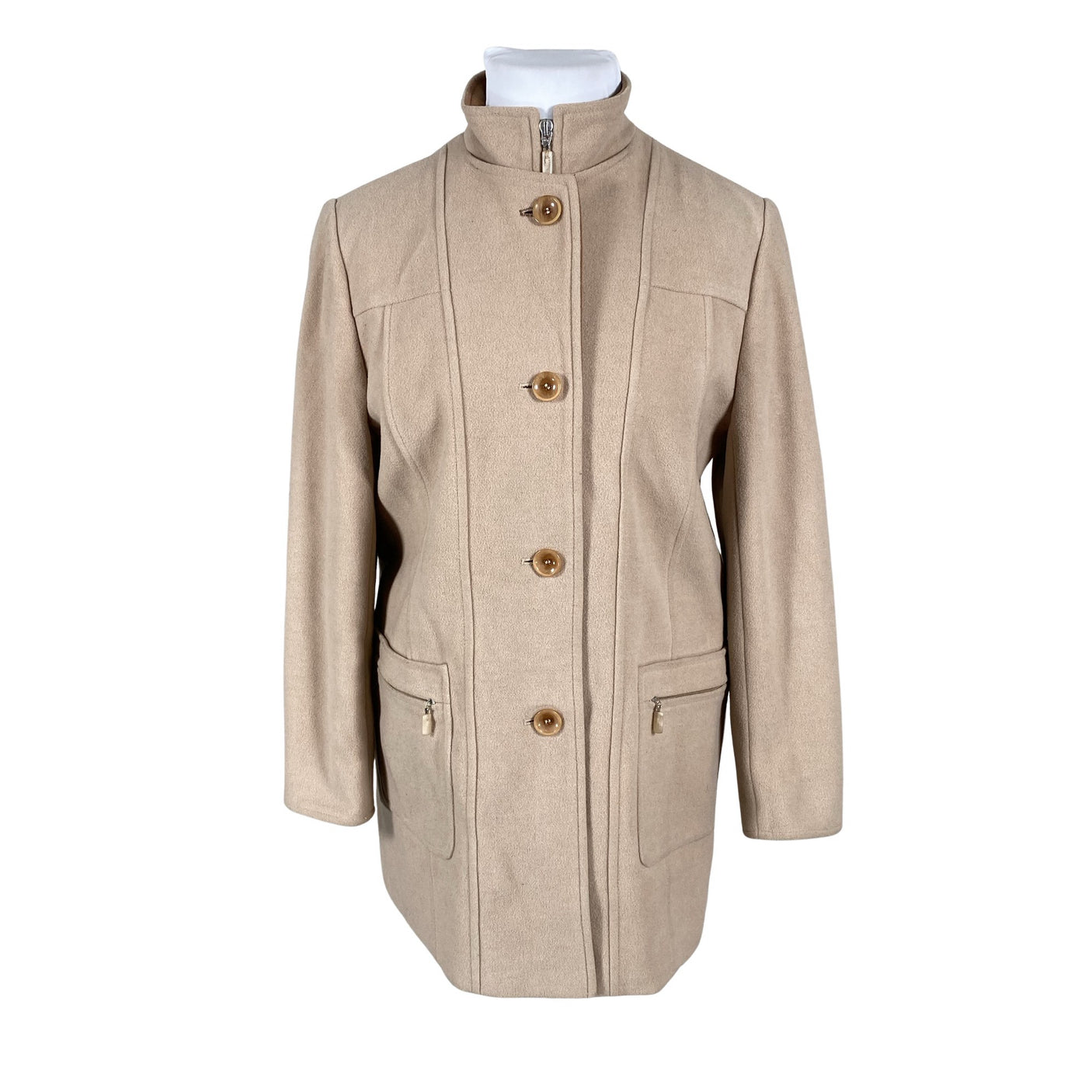 Naisten GRAY & OSBOURN - Villakangastakki, koko 40 - Beige (1)
