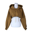 Naisten Adidas - Huppari, koko 40 - Ruskea ()