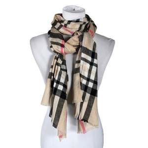 Naisten Fraas - Huivi, koko Maxi - Beige (1)