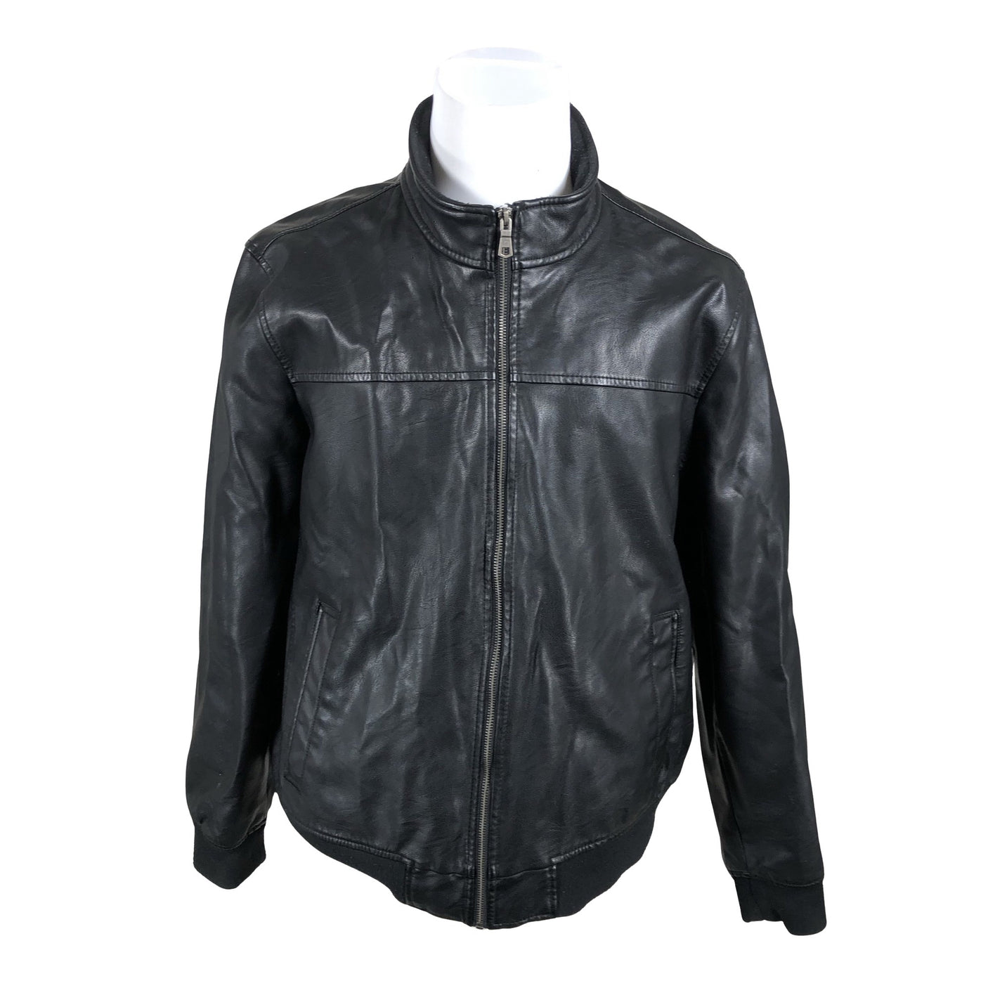 Miesten Tommy Hilfiger - Nahkatakki, koko XL - Musta (1)
