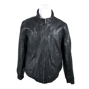 Miesten Tommy Hilfiger - Nahkatakki, koko XL - Musta (1)