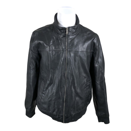 Miesten Tommy Hilfiger - Nahkatakki, koko XL - Musta ()