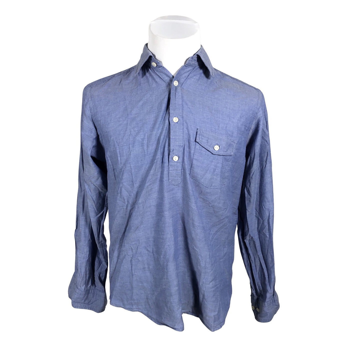 Miesten Eton - Kauluspaita, koko M - Vaaleansininen (1)
