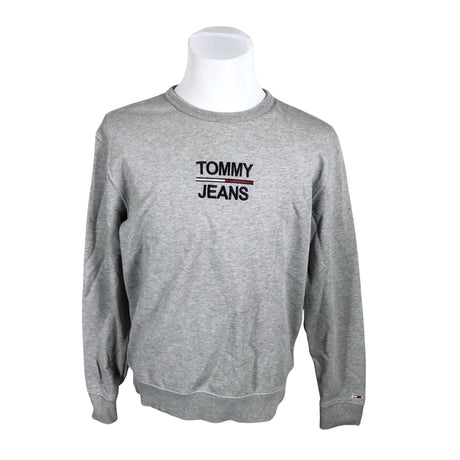 Miesten Tommy Jeans (Tommy Hilfiger) - Collegepaita, koko L - Harmaa ()