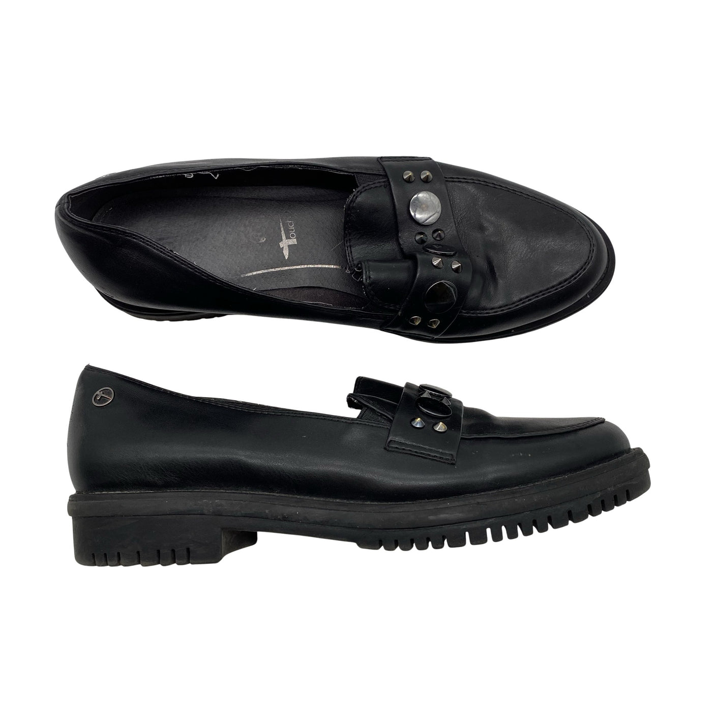 Naisten Tamaris - Loaferit, koko 37 - Musta (1)