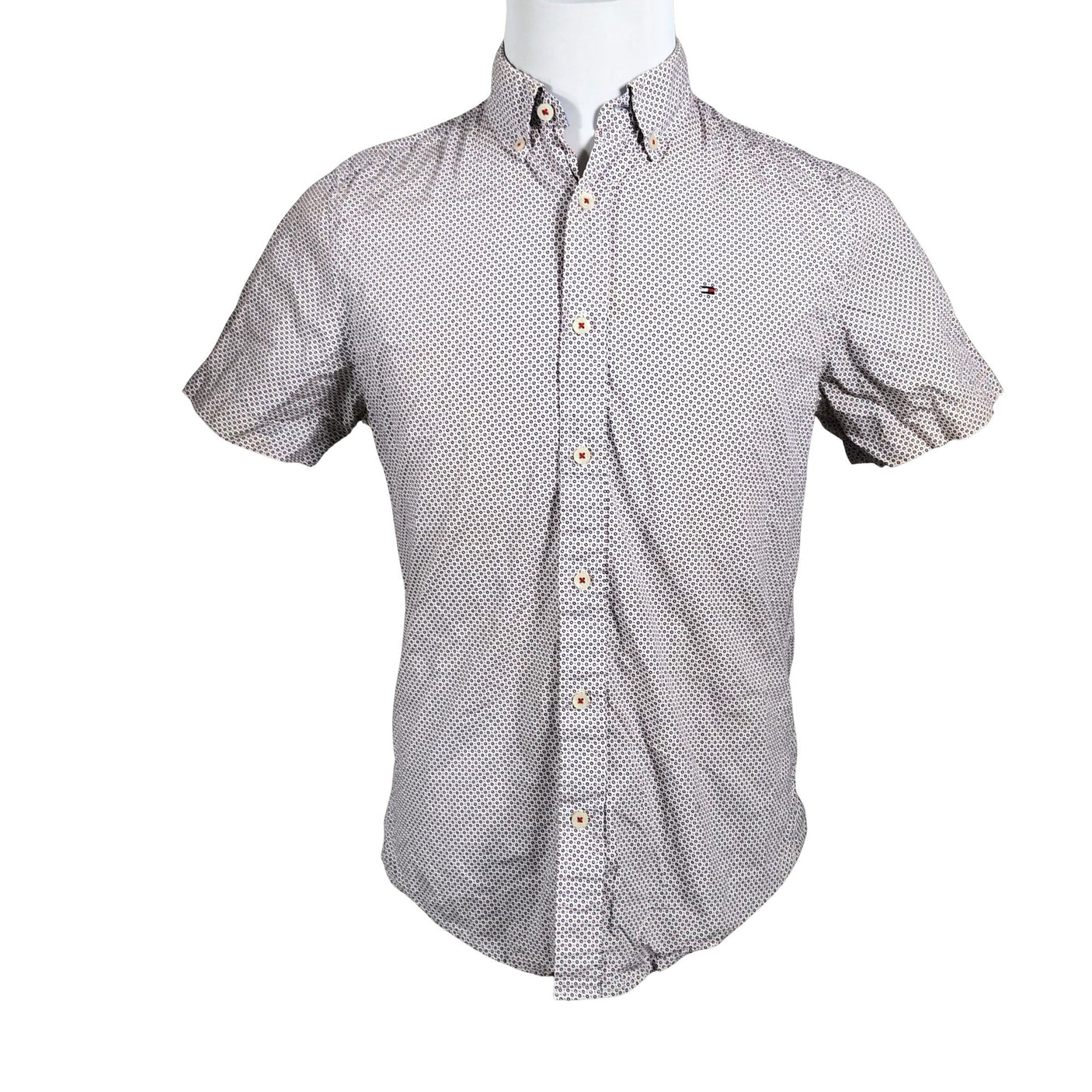 Miesten Tommy Hilfiger - Kauluspaita, koko S - Valkoinen (1)