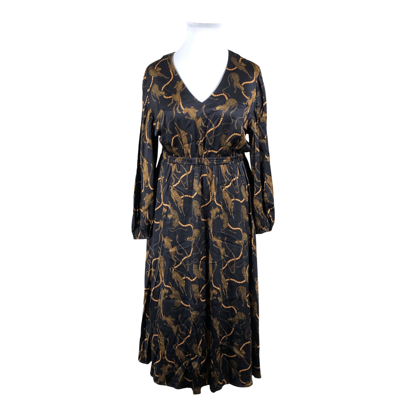 Naisten Uhana Design - Sifonkimekko, koko 42 - Musta (1)