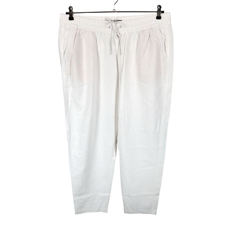 Naisten Marks&Spencer - Kangashousut, koko 46 - Valkoinen ()