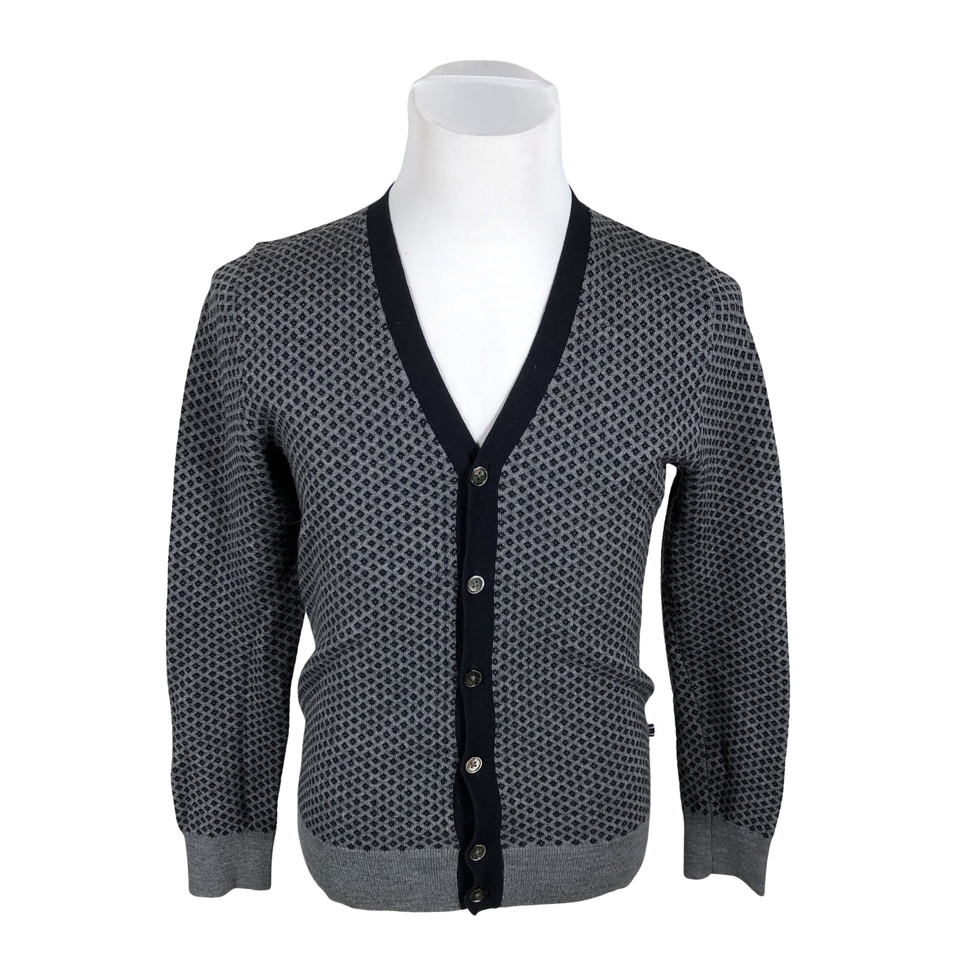 Miesten Tommy Hilfiger - Neuletakki, koko M - Harmaa (1)