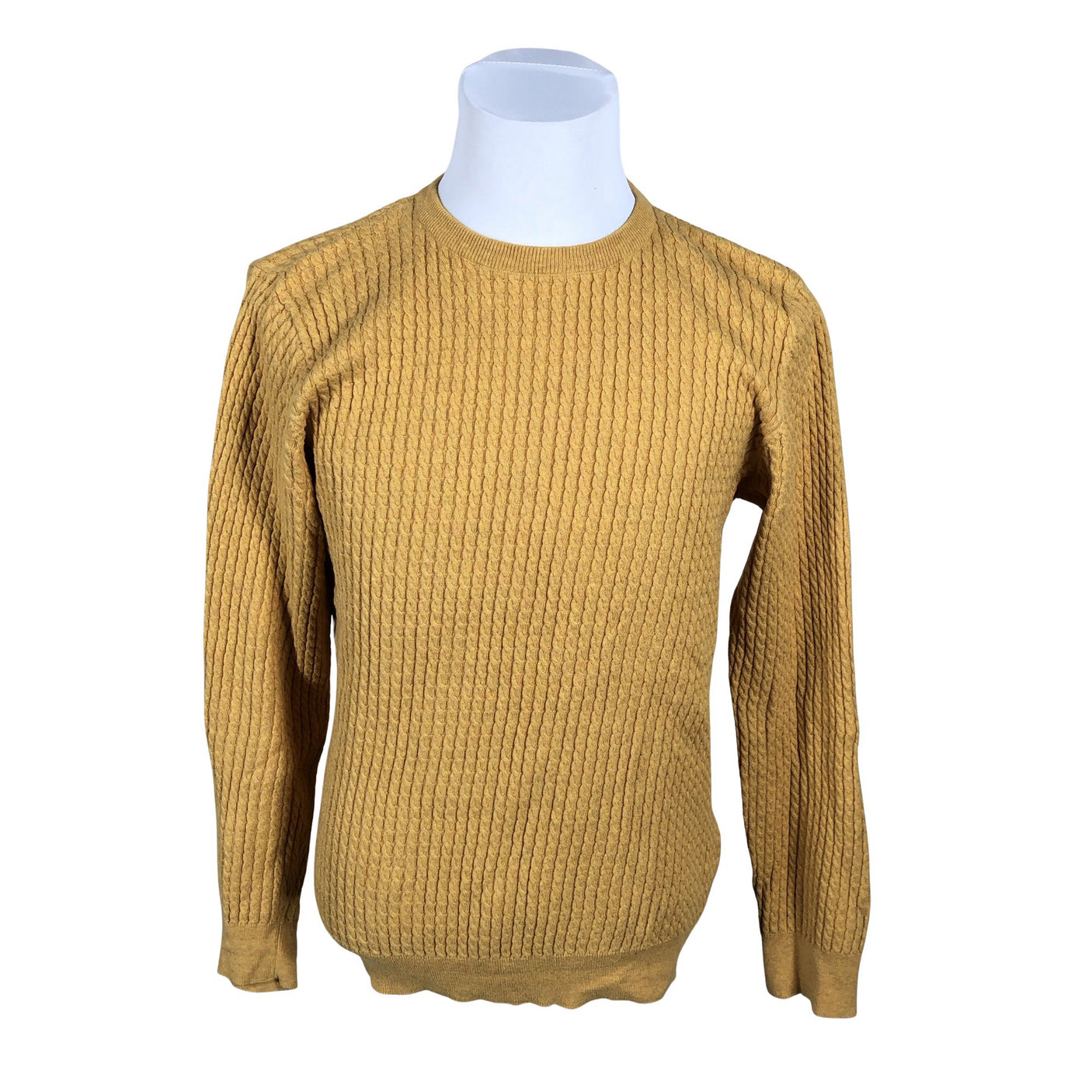 Miesten Knowledge Cotton Apparel - Neulepaita, koko M - Keltainen (1)