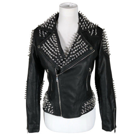 Naisten little lies - Nahkatakki, koko 36 - Musta ()