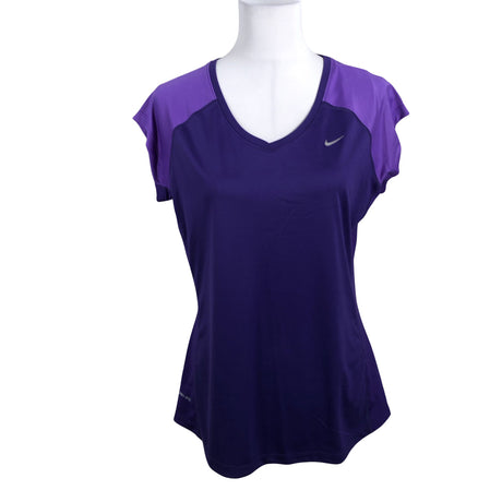 Naisten Nike - Urheilupaita, lyhyet hihat, koko 40 - Violetti ()