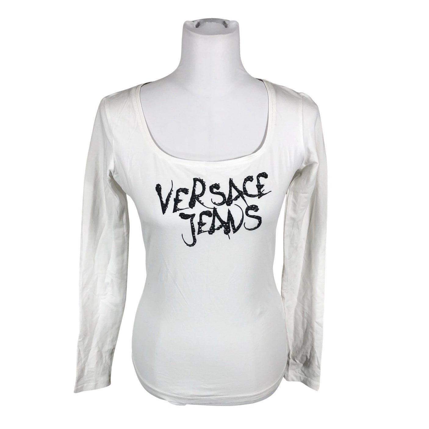 Naisten Versace Jeans - Trikoopaita, koko 38 - Valkoinen (1)