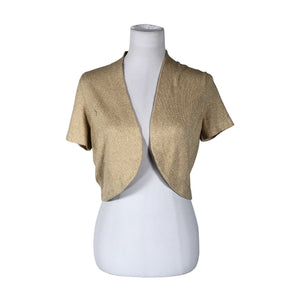 Naisten Ann Taylor - Neulebolero, koko 40 - Beige (1)