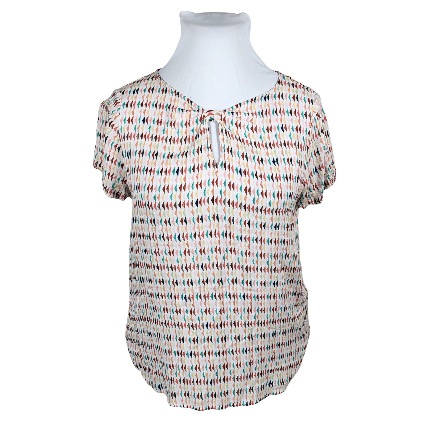 Naisten Esprit - Lyhythihainen pusero, koko 42 - Valkoinen (1)