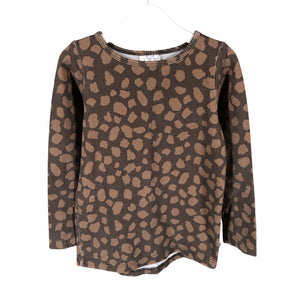 Unisex Poiu - Trikoopaita, koko 122 - 128 - Ruskea (1)