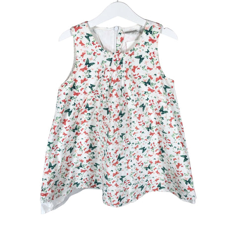 Tyttöjen Name It - Kangasmekko, koko 110 - 116 - Valkoinen ()