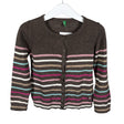 Tyttöjen Benetton - Neuletakki, koko 104 - 110 - Ruskea ()