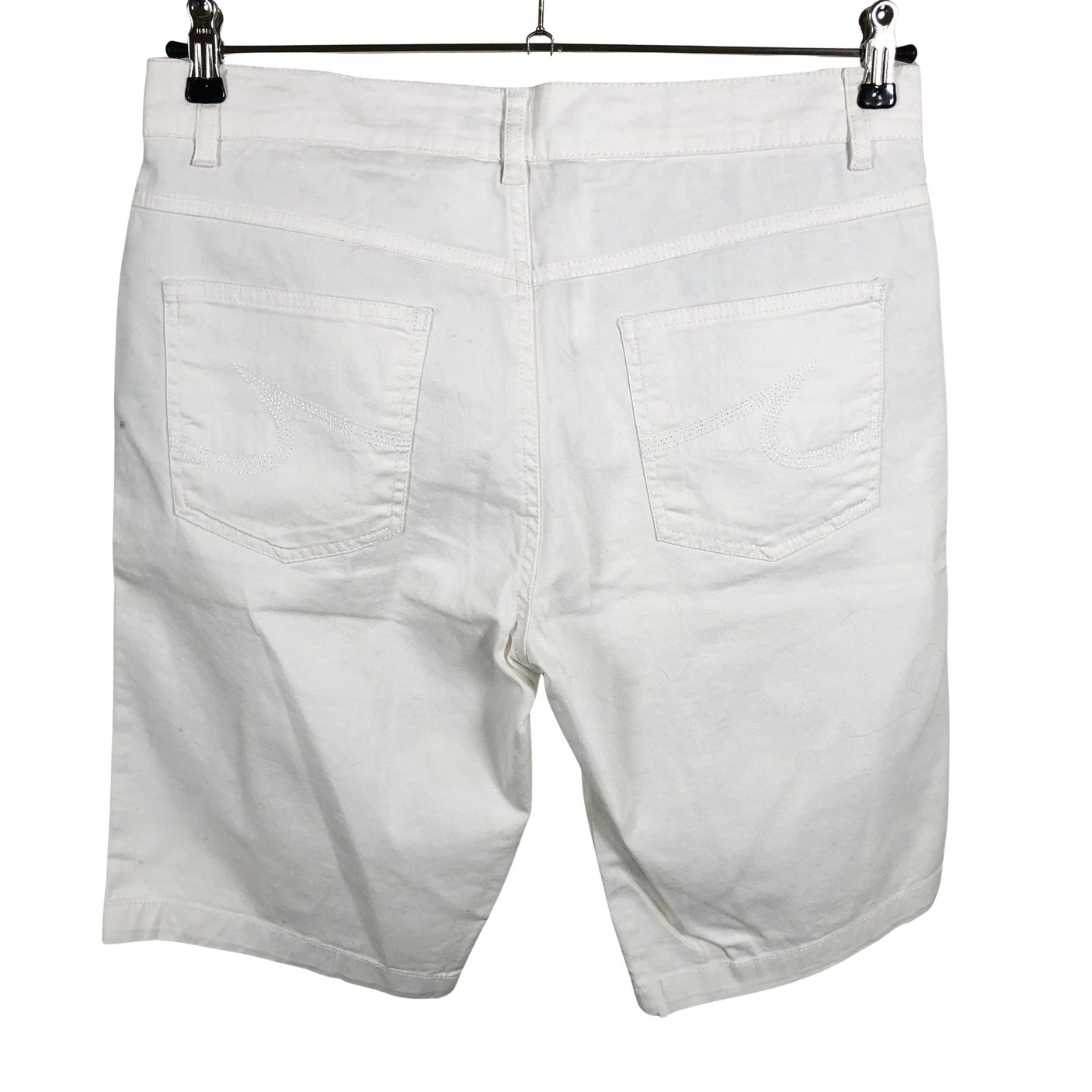 Naisten Clarina - Shortsit, koko 40 - Valkoinen (2)