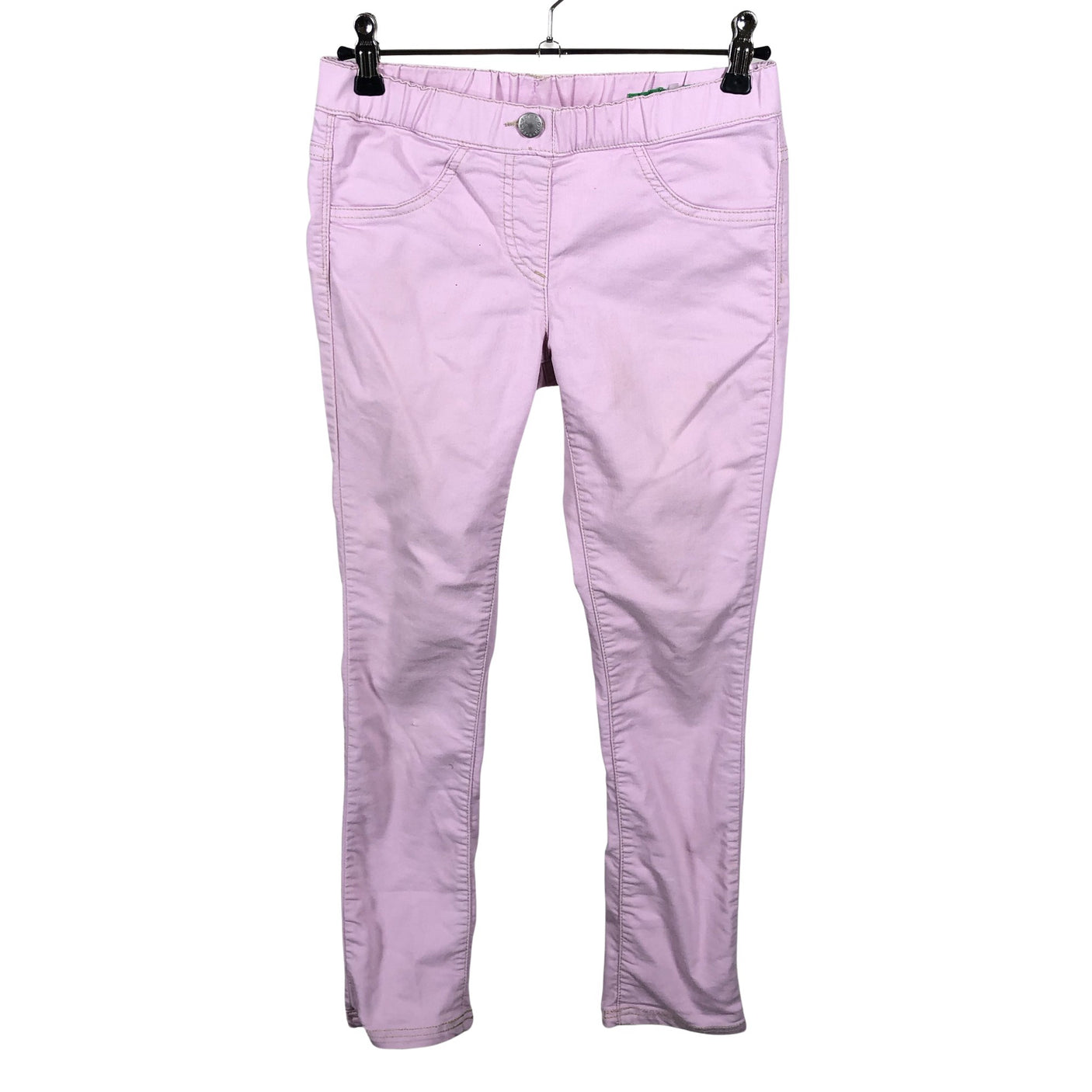 Tyttöjen Benetton - Farkkuleggingsit, koko 146 - 152 - Vaaleanpunainen (1)