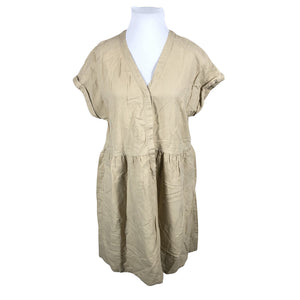 Naisten Esprit - Kangasmekko, koko 44 - Beige (1)