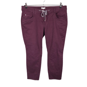 Naisten Tom Tailor - Kangashousut, koko 44 - Violetti (1)