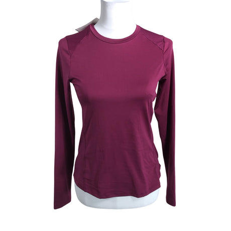 Naisten Soc - Urheilupaita, pitkät hihat, koko 36 - Viininpunainen ()