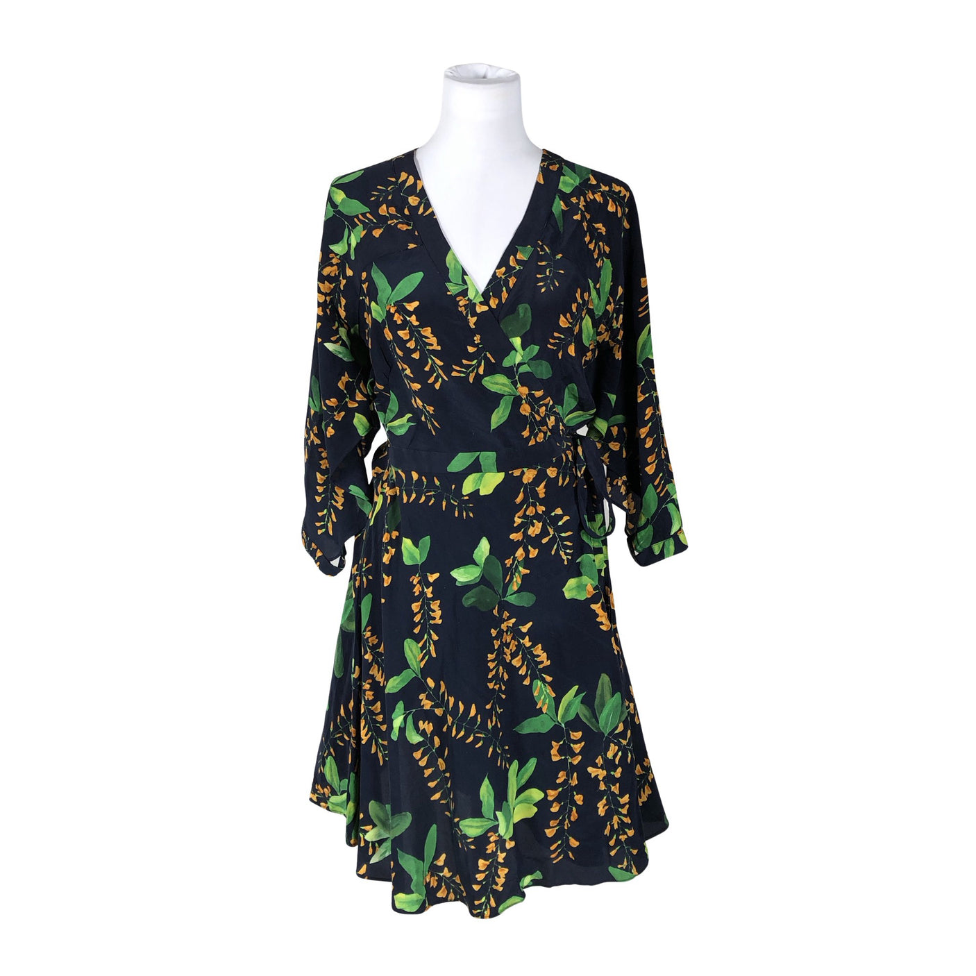 Naisten Karen Millen - Sifonkimekko, koko 40 - Sininen (1)