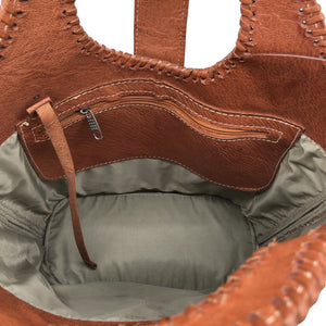 Unisex Handmade - Käsilaukku, koko Maxi - Ruskea (3)