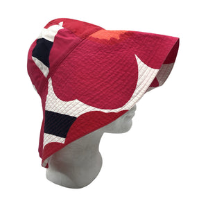 Naisten Marimekko - Kesähattu, koko 56 - 58 cm - Punainen (1)