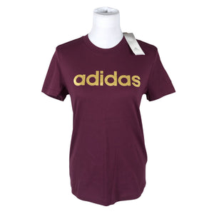 Naisten Adidas - T-paita, koko 38 - Violetti (1)