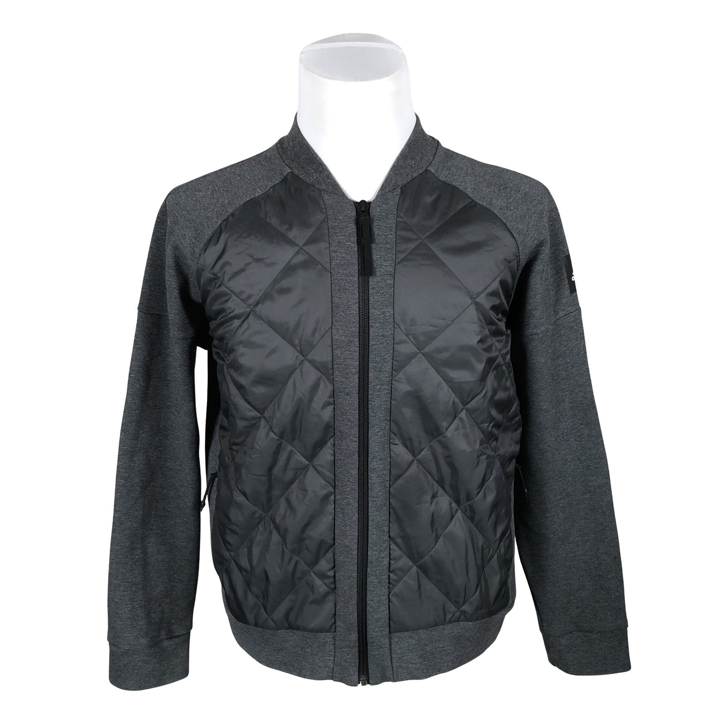 Miesten Adidas - Kevyttoppatakki, koko M - Harmaa (1)