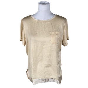 Naisten Christelle & Co - Lyhythihainen pusero, koko 40 - Beige (1)