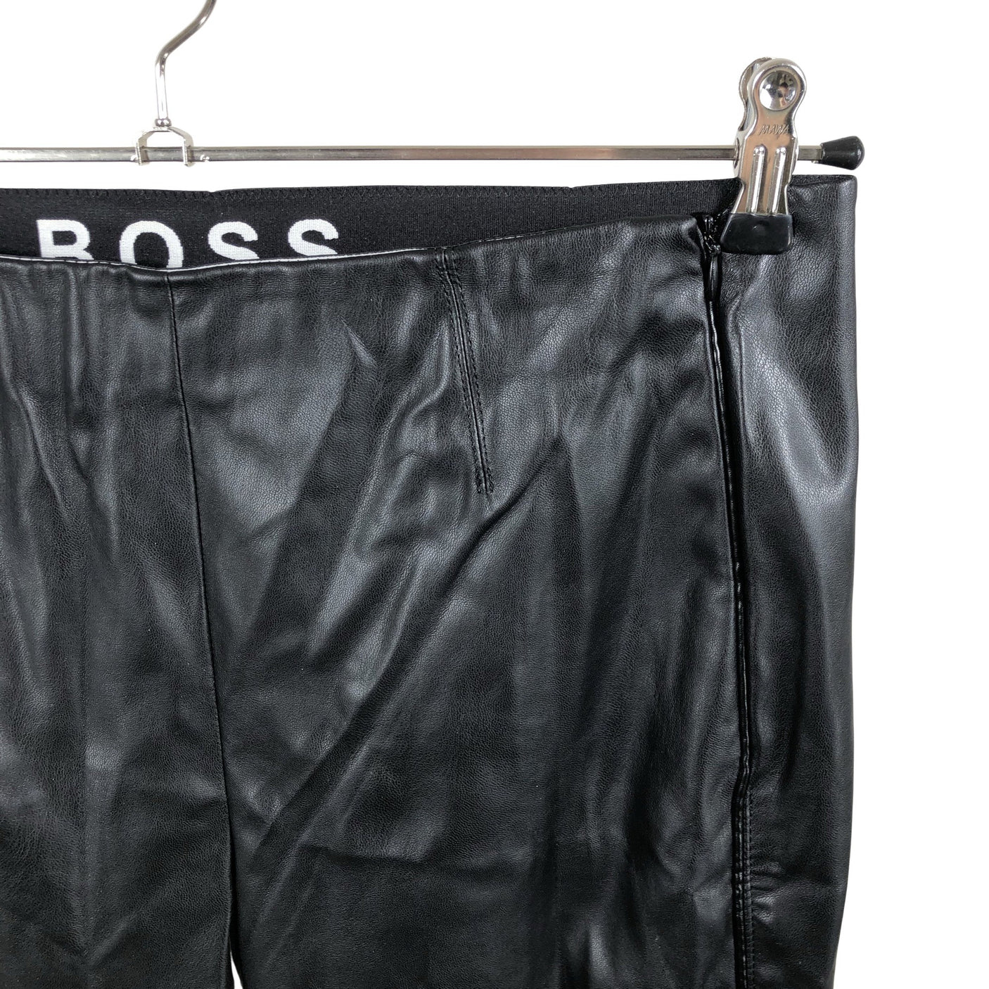 Naisten Hugo Boss - Nahkahousut, koko 40 - Musta (3)