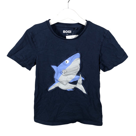 Unisex Bogi - T-paita, koko 128 - 134 - Sininen ()