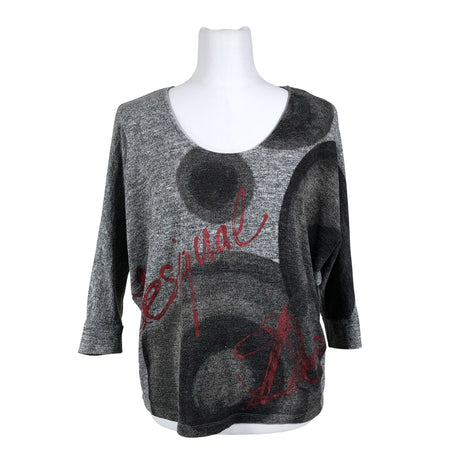 Naisten Desigual - Neulepaita, koko 38 - Harmaa ()