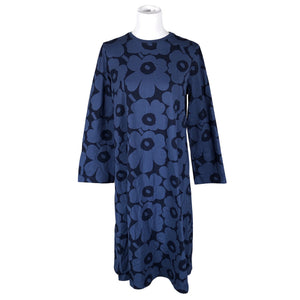 Naisten Marimekko - Trikoomekko, koko 36 - Sininen (1)