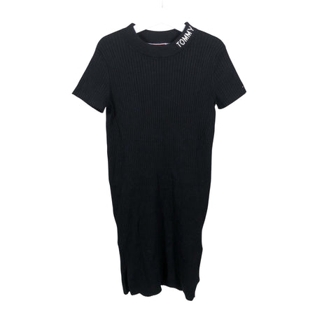 Tyttöjen Tommy Hilfiger - Neulemekko, koko 134 - 140 - Musta ()