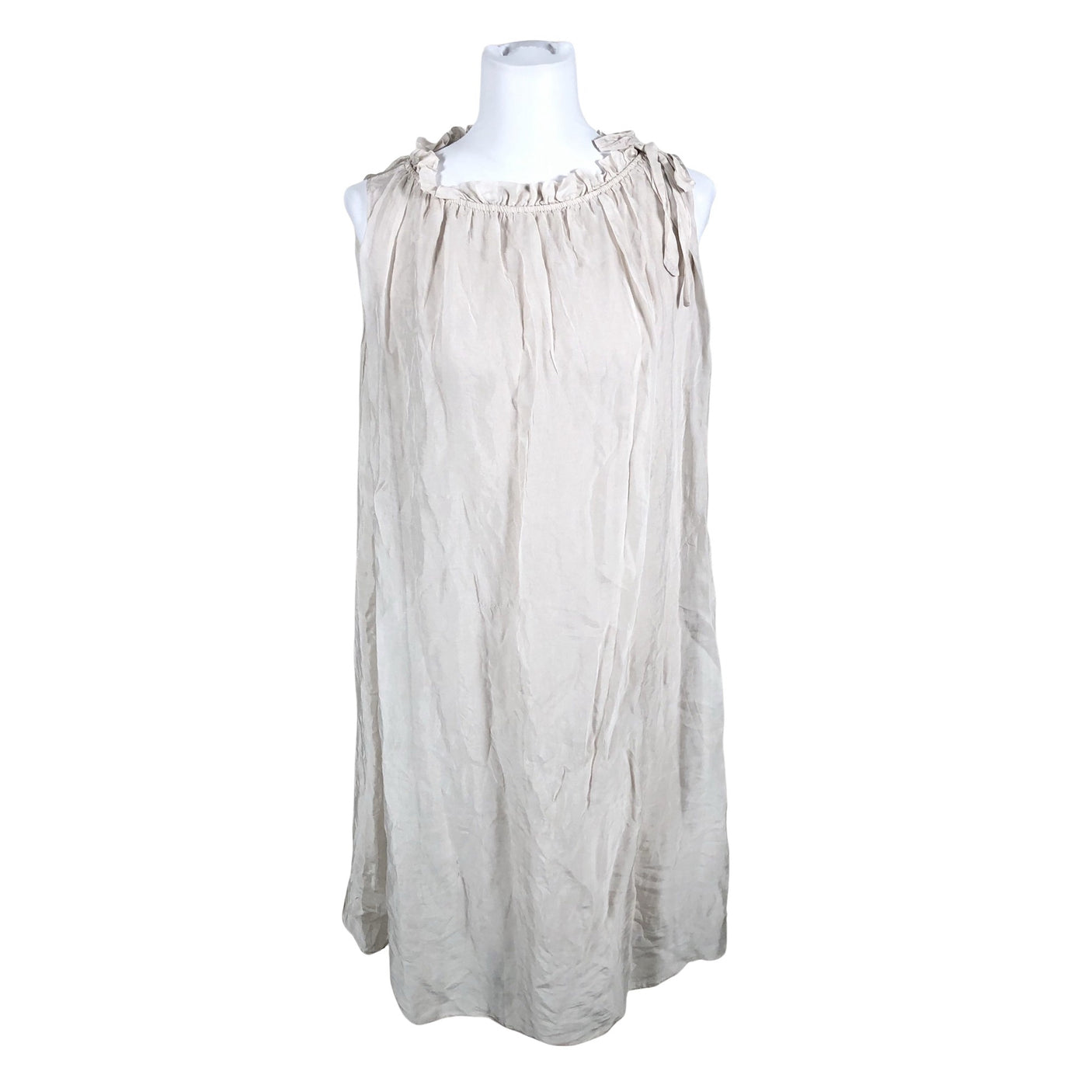 Naisten Peura - Sifonkimekko, koko 40 - Beige (1)