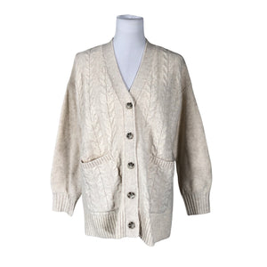 Naisten Nanso - Neuletakki, koko 34 - Beige (1)