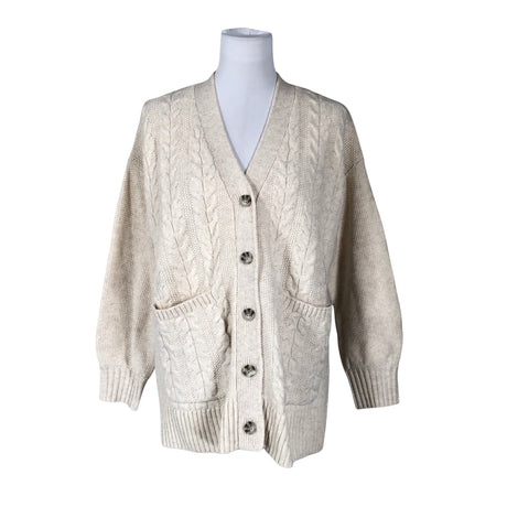 Naisten Nanso - Neuletakki, koko 34 - Beige ()