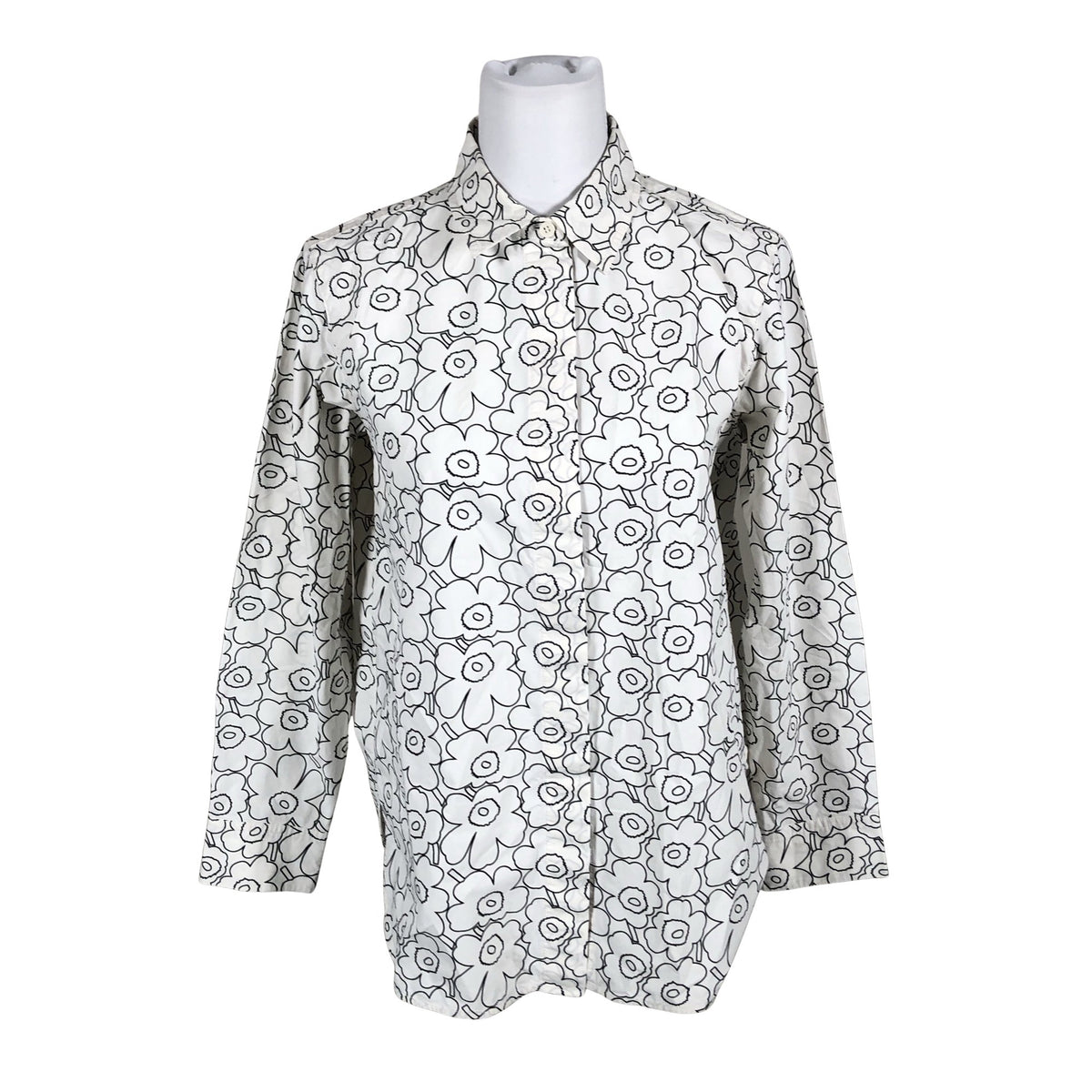 Naisten Marimekko - Kauluspaita, koko 38 - Valkoinen (1)