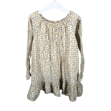 Tyttöjen POMPdeLUX - Kangasmekko, koko 122 - 128 - Beige ()