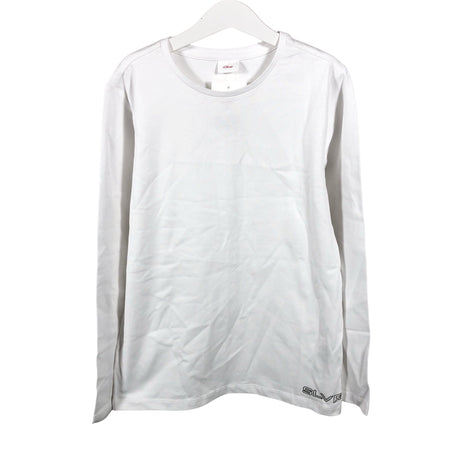 Unisex s.Oliver - Trikoopaita, koko 146 - 152 - Valkoinen ()