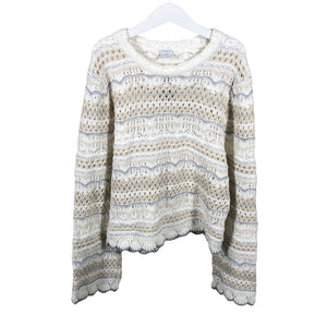 Tyttöjen Lindex - Neulepaita, koko 152 - 158 - Valkoinen (1)