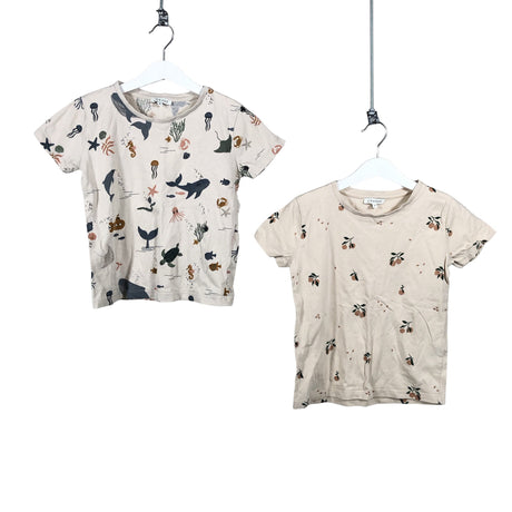Unisex Liewood - T-paita, koko 116 - 122 - Beige ()