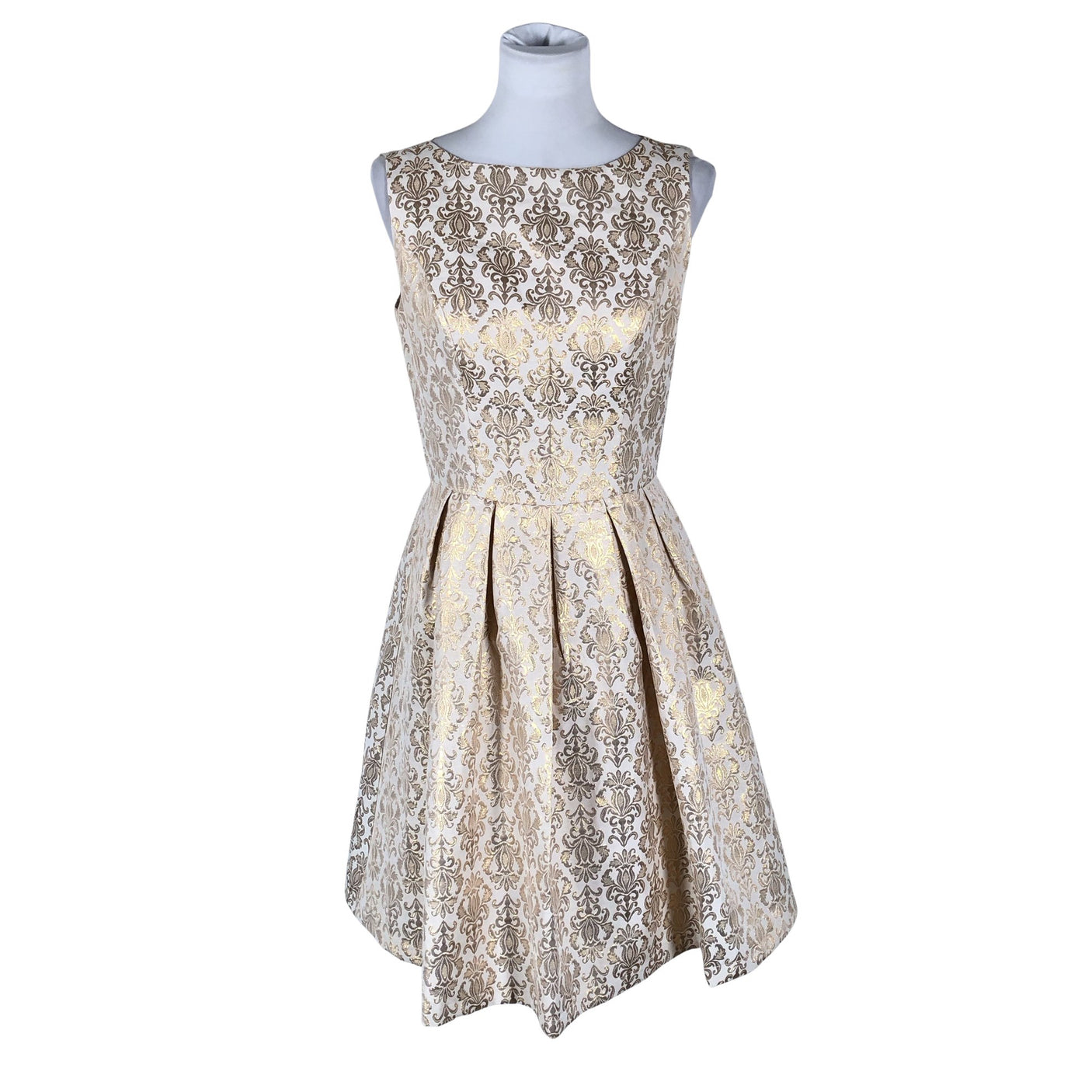 chi chi london gold dress Chi Chi London Long Sleeve Animal Print Metallic Mini Dress in Gold