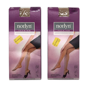 Naisten Norlyn - Sukkahousut, ohuet, koko 38 - Ruskea (1)